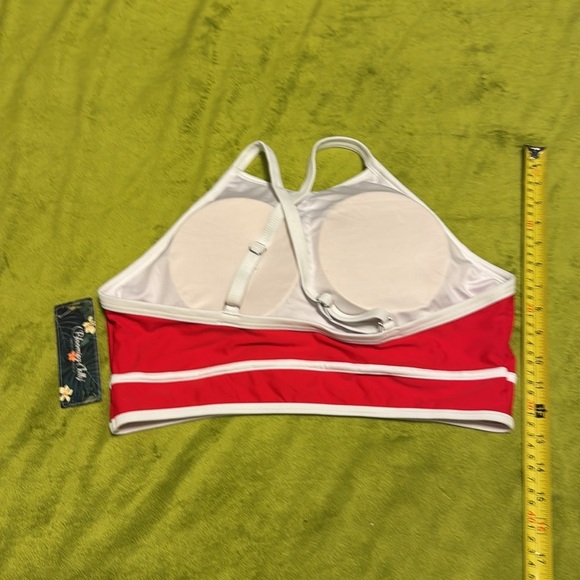 Blooming Jelly Sexy High Waisted Comfy Bikini Sz Large Cherry Red Tik Tok Shop - Picture 8 of 9